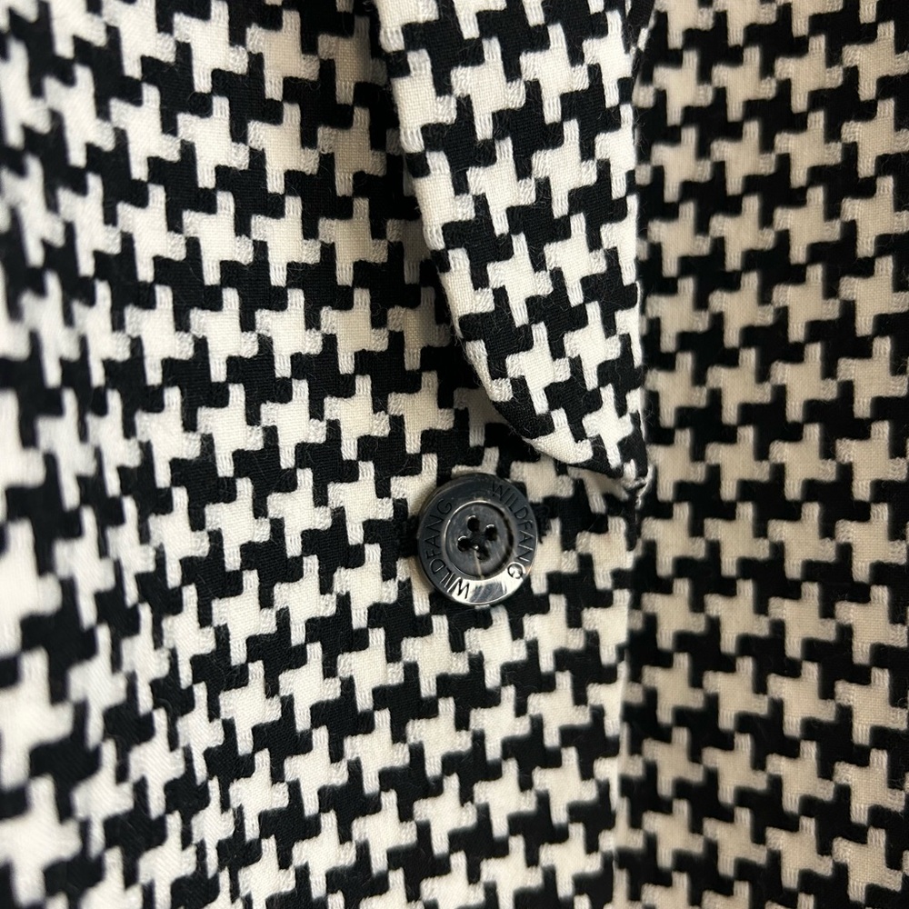 Wildfang Black and White Houndstooth Blazer - Picture 4 of 12